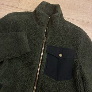 Pendleton Men’s River Rock Deep Pile Sherpa Jacket Green Size S
